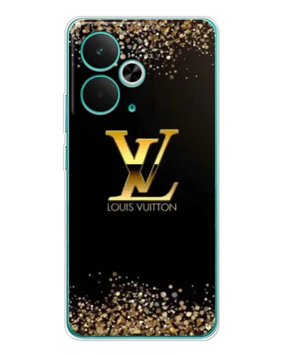Чехол для Realme 15 с картинкой «LV — золотые искры»