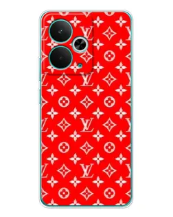 Чехол для Realme 15 с картинкой «Яркий паттерн LV»