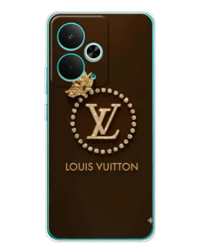 Чехол для Realme 15 с картинкой «LV — золотая печать»
