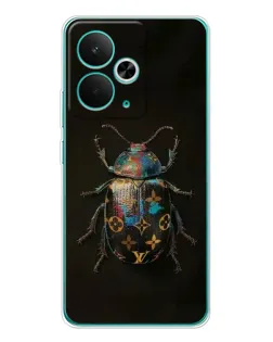 Чехол для Realme 15 с картинкой «LV — мраморный принт»