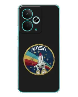 Чехол для Realme 15 с картинкой «NASA — эмблема миссии»