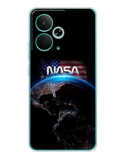 Чехол для Realme 15 с картинкой «Земля из космоса NASA»