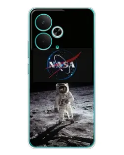Чехол для Realme 15 с картинкой «Астронавт на Луне»