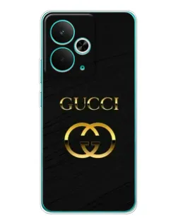 Чехол для Realme 15 с картинкой «Золотой логотип Gucci»