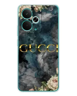 Чехол для Realme 15 с картинкой «Абстрактные цветы Gucci»