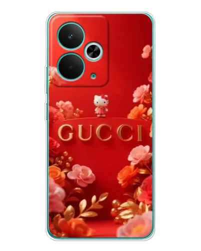 Чехол для Realme 15 с картинкой «Gucci — золотой сад»