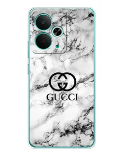 Чехол для Realme 15 с картинкой «Gucci — мраморный шик»