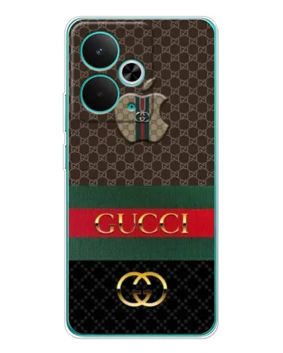 Чехол для Realme 15 с картинкой «Gucci — брендированный десерт»
