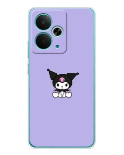 Чехол для Realme 15 с картинкой «Kuromi — фиолетовый минимализм»
