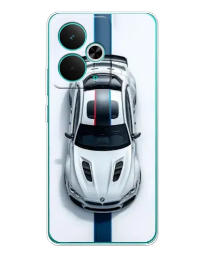 Чехол для Realme 15 с картинкой «Вид сверху — BMW M»