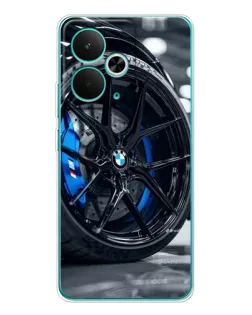 Чехол для Realme 15 с картинкой «Колесо BMW вблизи»