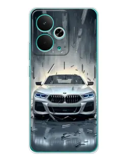 Чехол для Realme 15 с картинкой «BMW в свете фар»