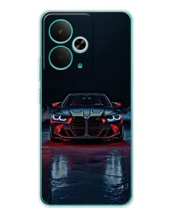 Чехол для Realme 15 с картинкой «BMW на мокрой дороге»