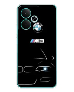 Чехол для Realme 15 с картинкой «Минималистичный принт BMW M3»