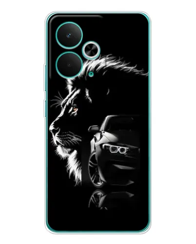 Чехол для Realme 15 с картинкой «BMW и лев»