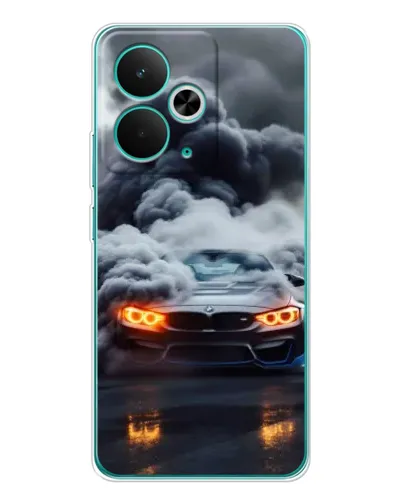 Чехол для Realme 15 с картинкой «BMW в дыму»