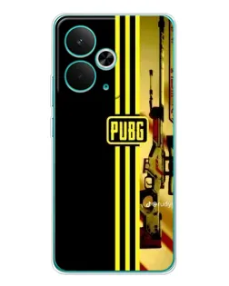 Чехол для Realme 15 с картинкой «PUBG — камуфляжный шлем»
