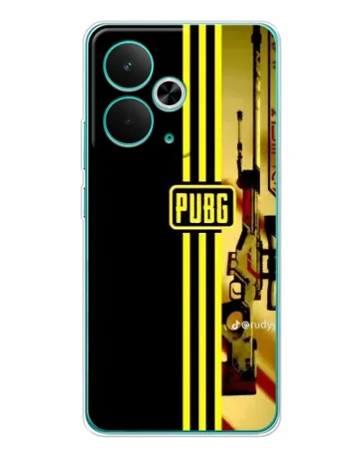 Чехол для Realme 15 с картинкой «PUBG — камуфляжный шлем»