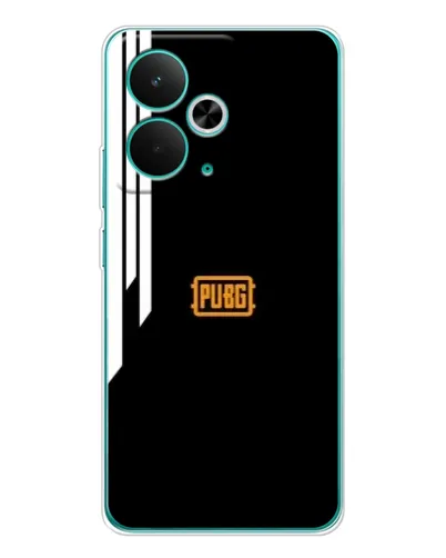 Чехол для Realme 15 с картинкой «PUBG — вертикальные линии»