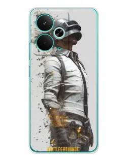 Чехол для Realme 15 с картинкой «PUBG — боец в пыли»