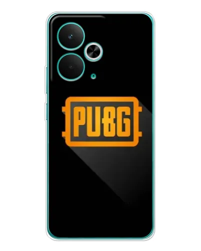 Чехол для Realme 15 с картинкой «PUBG — рамка лого»