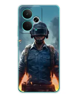 Чехол для Realme 15 с картинкой «PUBG — реалистичный герой»