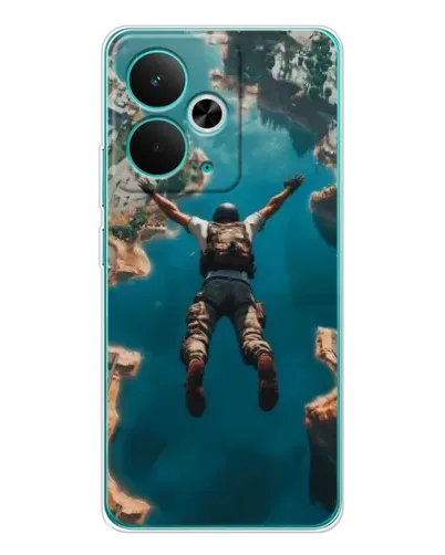 Чехол для Realme 15 с картинкой «PUBG — свободное падение»