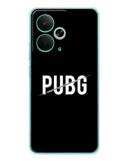 Чехол для Realme 15 с картинкой «PUBG — белый логотип»