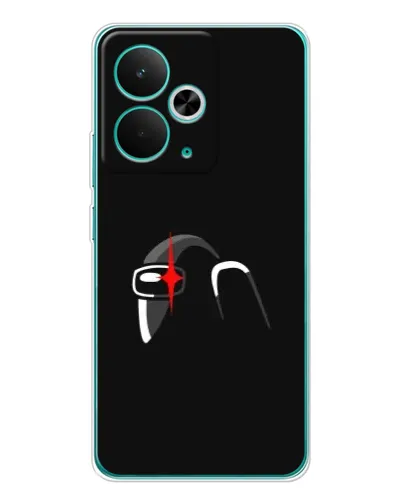 Чехол для Realme 15 с картинкой «Among Us шлем»