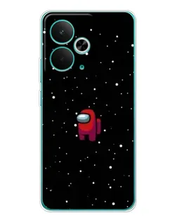 Чехол для Realme 15 с картинкой «Красный Among Us»