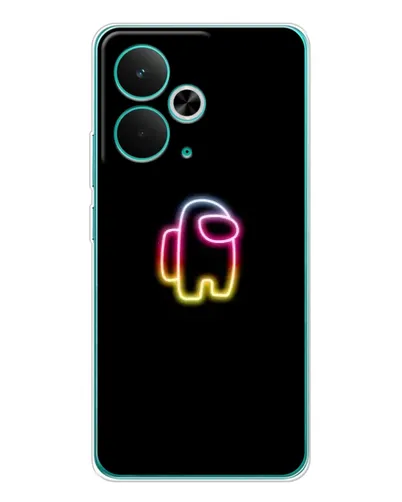 Чехол для Realme 15 с картинкой «Among Us градиент»