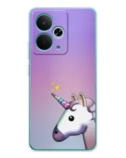 Чехол для Realme 15 с картинкой «Единорог градиент»