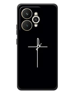 Чехол для Realme 15 с картинкой «Тонкий крест»