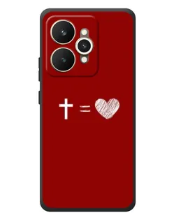 Чехол для Realme 15 с картинкой «Уравнение любви»