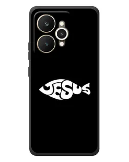 Чехол для Realme 15 с картинкой «Рыба Jesus»