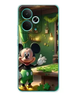 Чехол для Realme 15 с картинкой «Микки в мастерской»