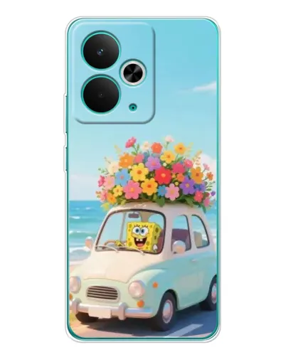Чехол для Realme 15 с картинкой «Автомобильное путешествие»
