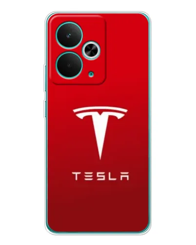 Чехол для Realme 15 с картинкой «Tesla Red Classic»