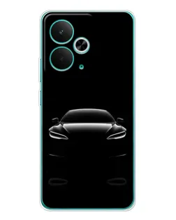 Чохол для Realme 15 з картинкою «Силует Tesla Night»