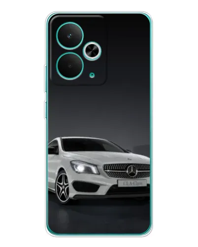 Чехол для Realme 15 с картинкой «Mercedes AMG GT Silver»