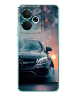 Чохол для Realme 15 з картинкою «Mercedes — нічне місто»