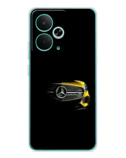 Чехол для Realme 15 с картинкой «Mercedes — ретро стиль»
