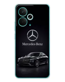 Чехол для Realme 15 с картинкой «Mercedes — решетка радиатора»