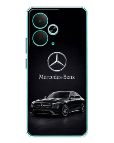 Чехол для Realme 15 с картинкой «Mercedes — решетка радиатора»
