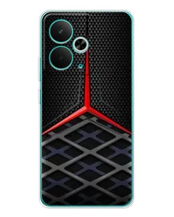 Чехол для Realme 15 с картинкой «Mercedes Carbon Grid»