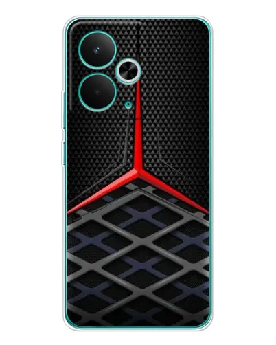 Чехол для Realme 15 с картинкой «Mercedes Carbon Grid»