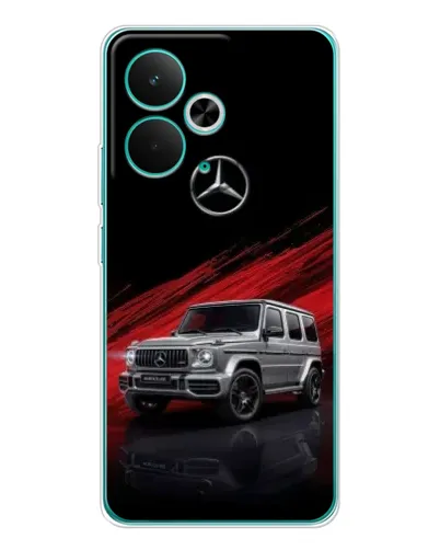 Чехол для Realme 15 с картинкой «Mercedes G-Class красный»