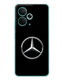 Чехол для Realme 15 с картинкой «Mercedes классический лого»