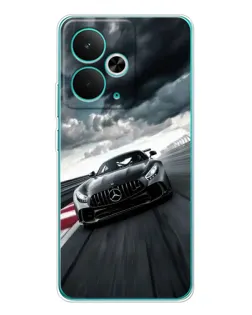 Чехол для Realme 15 с картинкой «Гоночный Mercedes AMG»