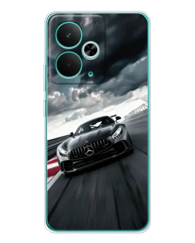Чехол для Realme 15 с картинкой «Гоночный Mercedes AMG»